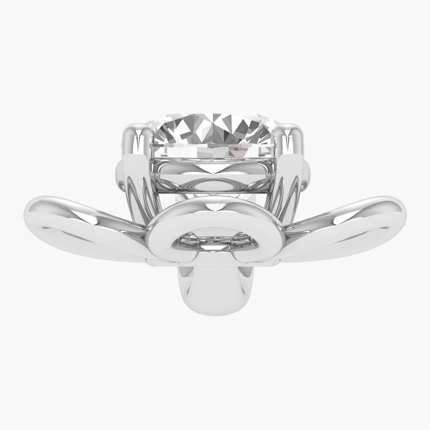 Delicate Daisy Bloom Diamond Pendant