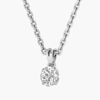 Classic Brilliance Diamond Pendant With Chain