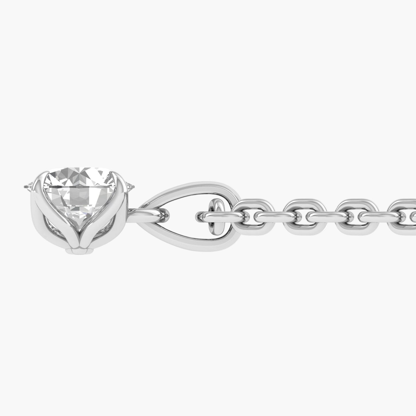 Classic Brilliance Diamond Pendant With Chain