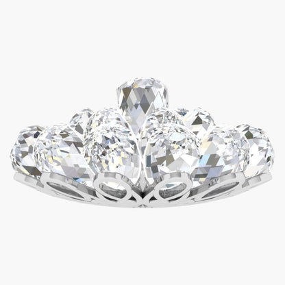 Crystal Dahlia Bloom Diamond Pendant