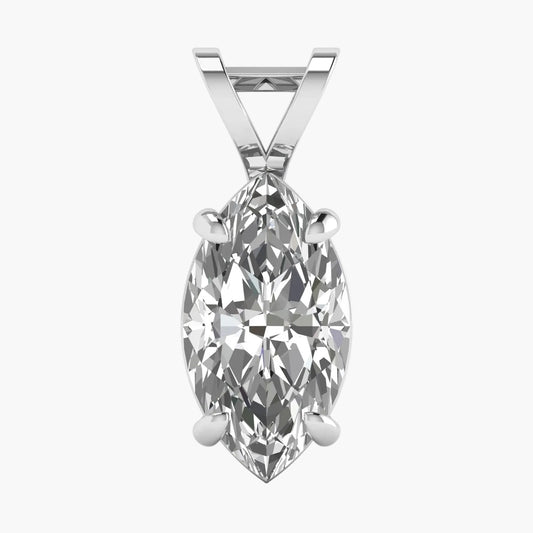 Marquise Brilliance Solitaire Diamond Pendant