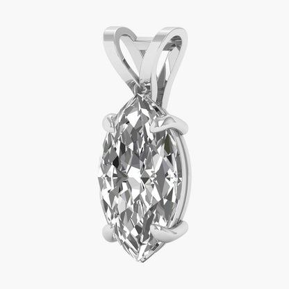 Marquise Brilliance Solitaire Diamond Pendant
