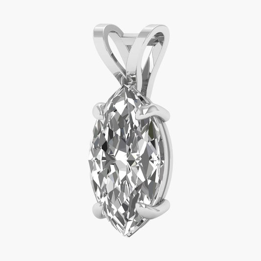 Marquise Brilliance Solitaire Diamond Pendant