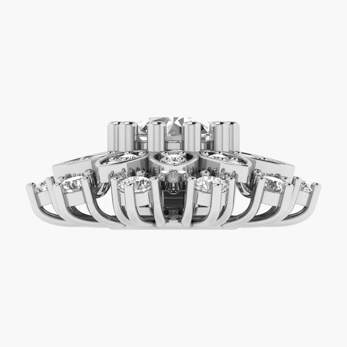 Snowflake Bloom Diamond Pendant