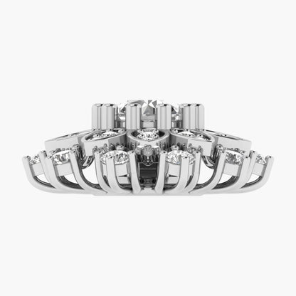 Snowflake Bloom Diamond Pendant