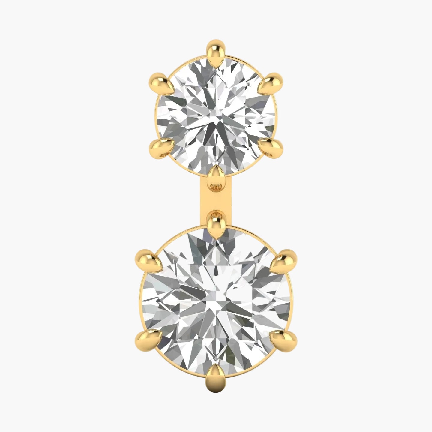 Double Drop Diamond Pendant
