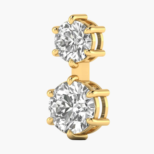 Double Drop Diamond Pendant