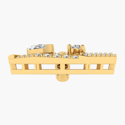 Hexagon Diamond Harmony Diamond Pendant