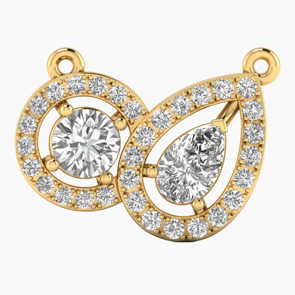 Dual Halo Brilliance Diamond Pendant