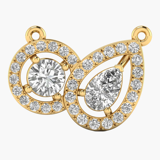 Dual Halo Brilliance Diamond Pendant