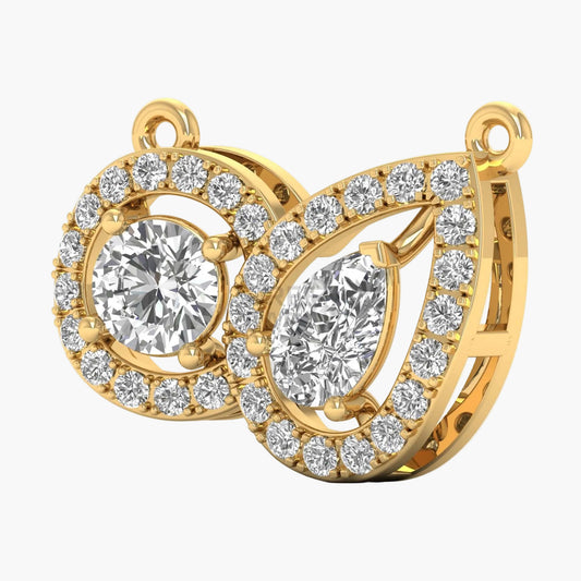 Dual Halo Brilliance Diamond Pendant