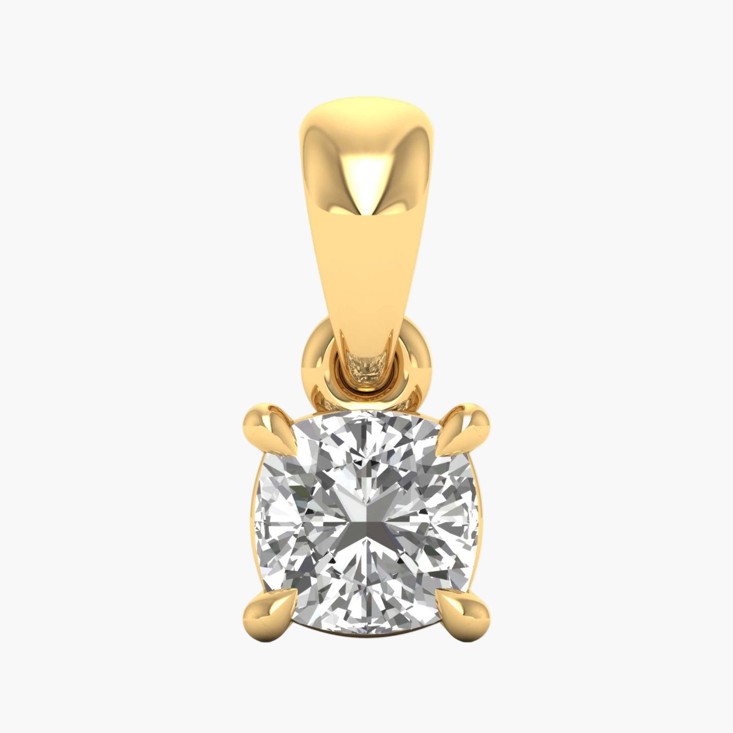 Classic Round Diamond Pendant