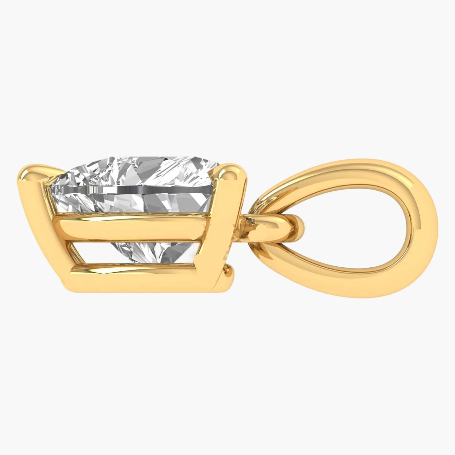 Heart Brilliance Solitaire Diamond Pendant