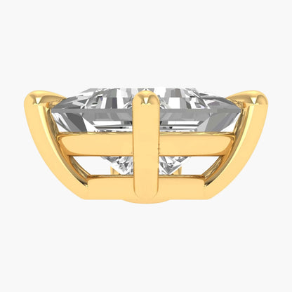 Kite-Set Princess Cut Diamond Solitaire Pendant