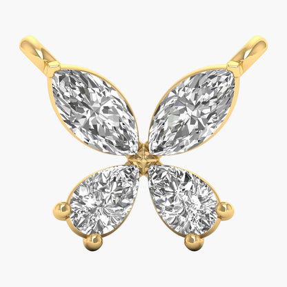Quatrefoil Grace Diamond Pendant