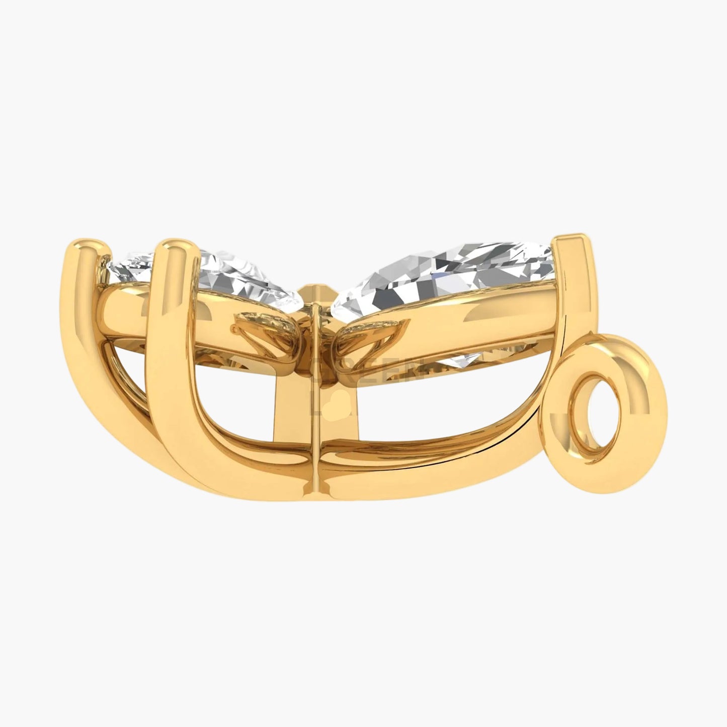 Quatrefoil Grace Diamond Pendant