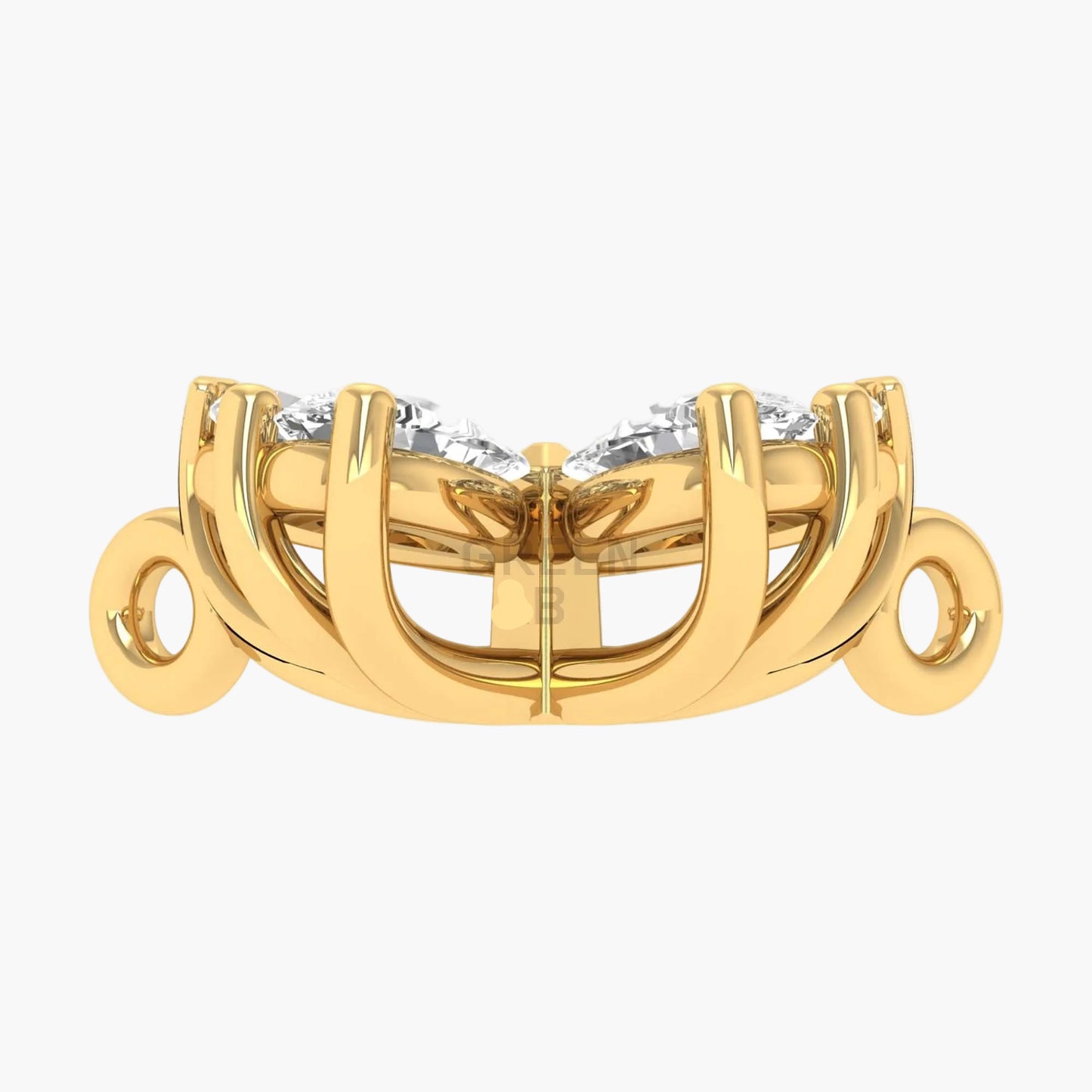 Quatrefoil Grace Diamond Pendant