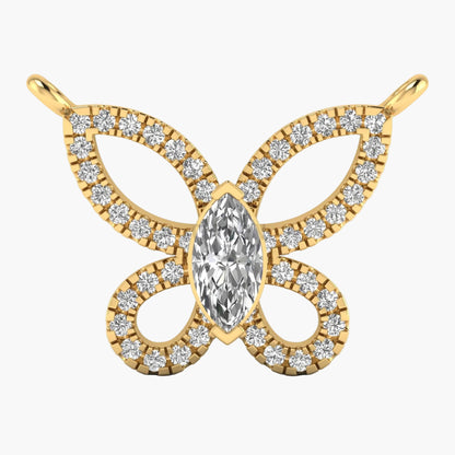 Butterfly Aura Diamond Pendant