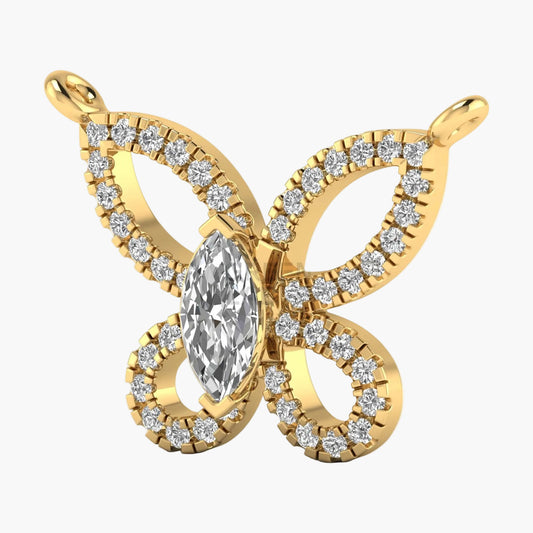 Butterfly Aura Diamond Pendant