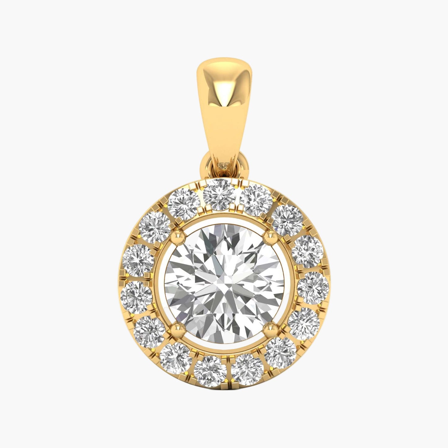 Halo Shubhaarambh Diamond Pendant