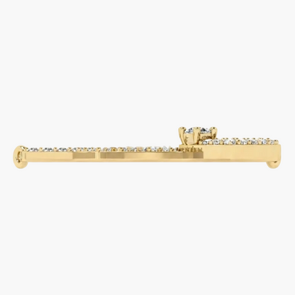 Heartbeat Pave Heart Diamond Mangalsutra Pendant