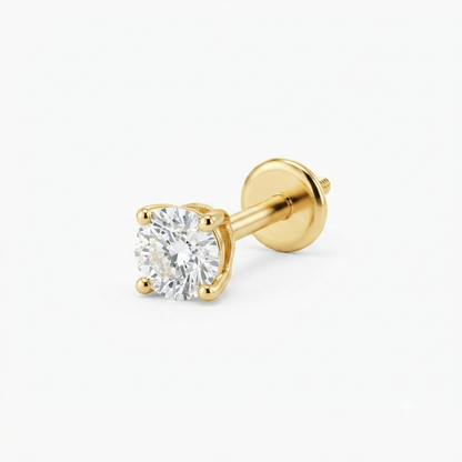 0.52 Round Shaped Diamond Nosepin