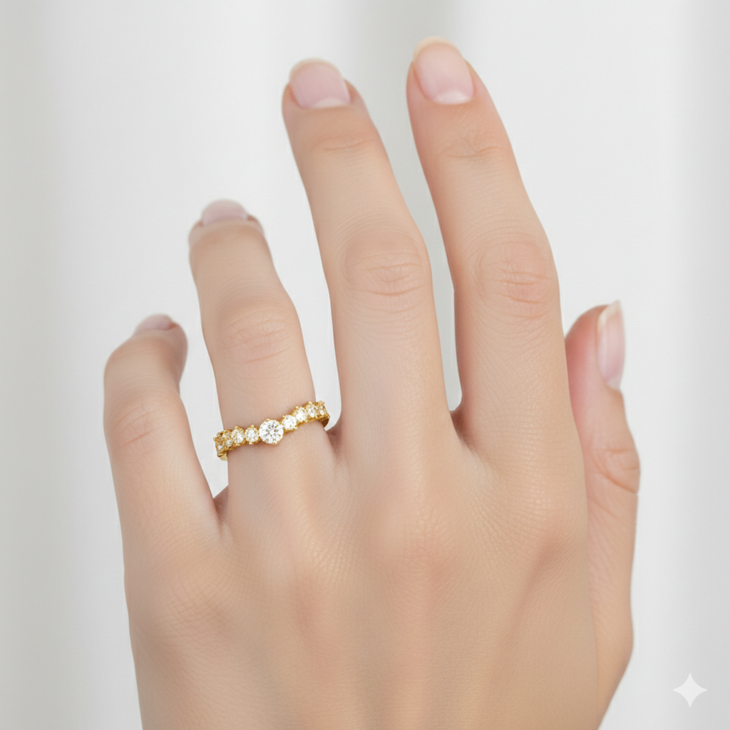 White Walkers Diamond Ring