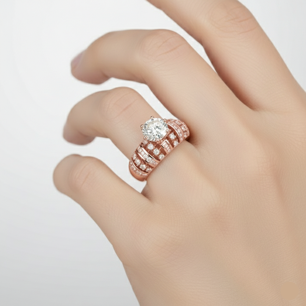 Heartline Spark Diamond Ring