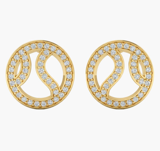 Orbit & Axis Diamond Earrings