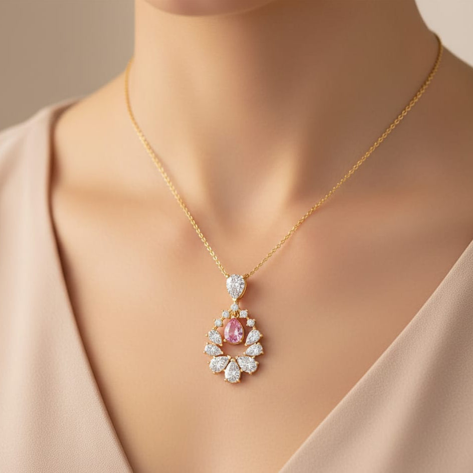 Starpierce Diamond Pendant With Chain