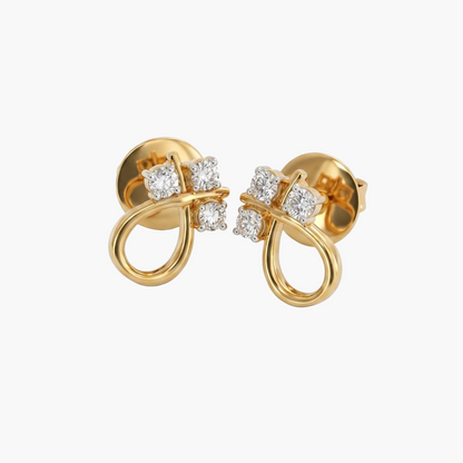 Eternal Love Diamond Cluster Earrings
