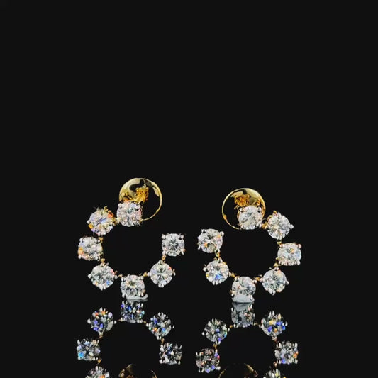 Solara Seeds Diamond Earrings