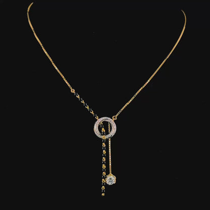 Ruby Diamond Mangalsutra
