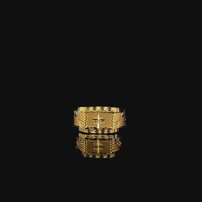 Glossy Gold Men Ring