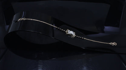 Jadore Bow Manglasutra Diamond Bracelet