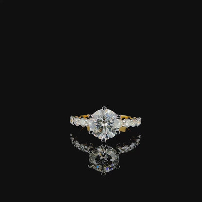 Luxury Round Cut Eternity Diamond Ring