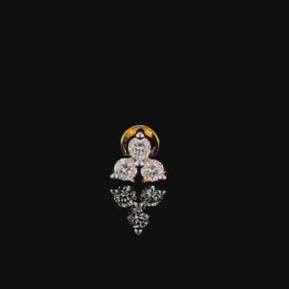 Baby Flower Diamond Nosepin