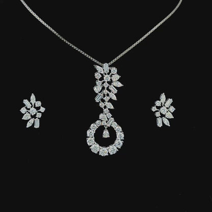 Dazzle Along Diamond Pendant